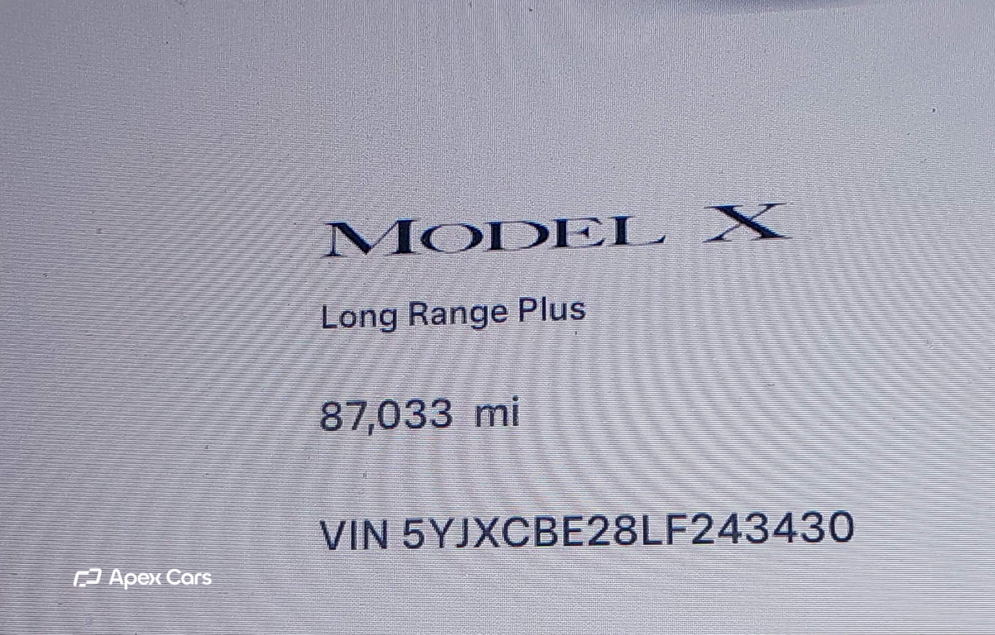 Tesla Model X 2020