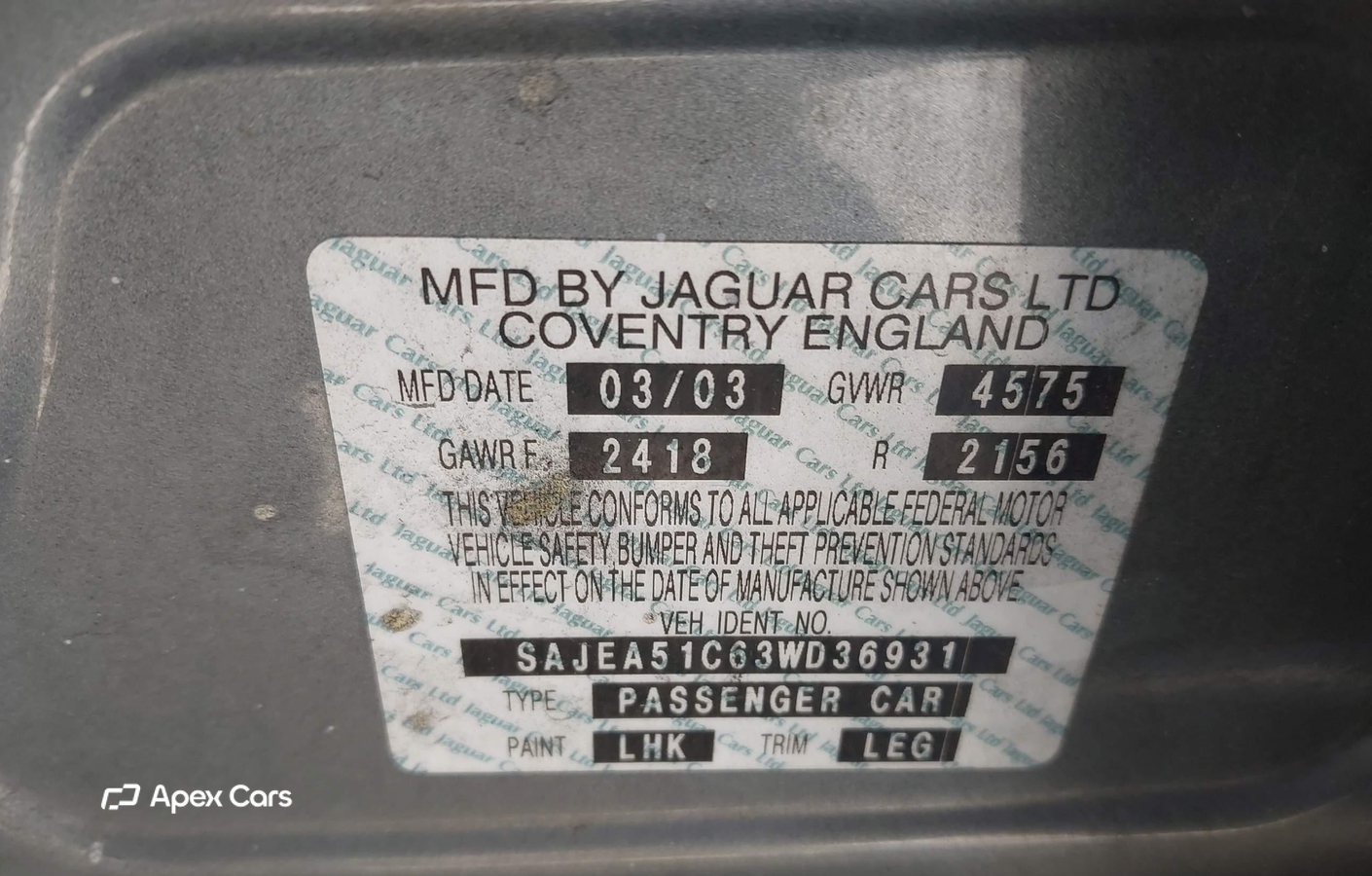 Jaguar X-Type 2003