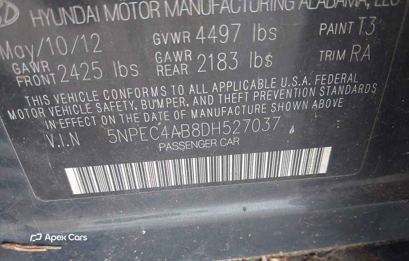 Hyundai Sonata 2013