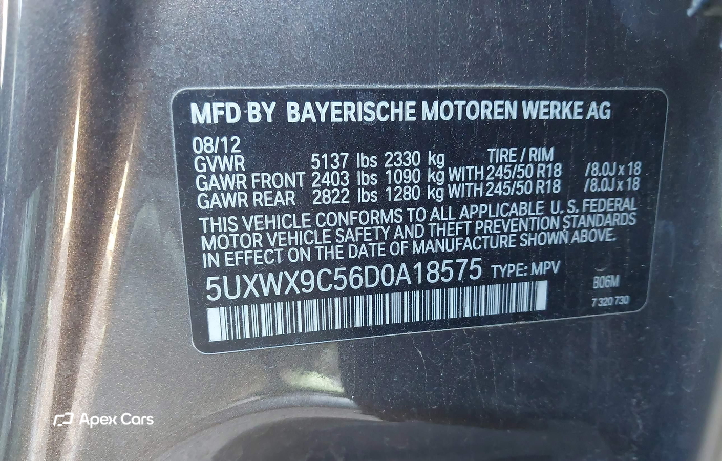 BMW X3 2013