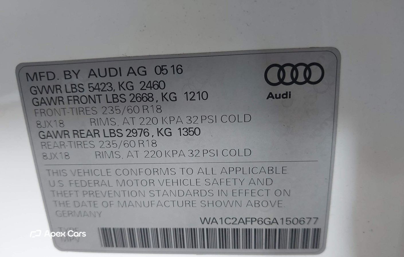 Audi Q5 2016