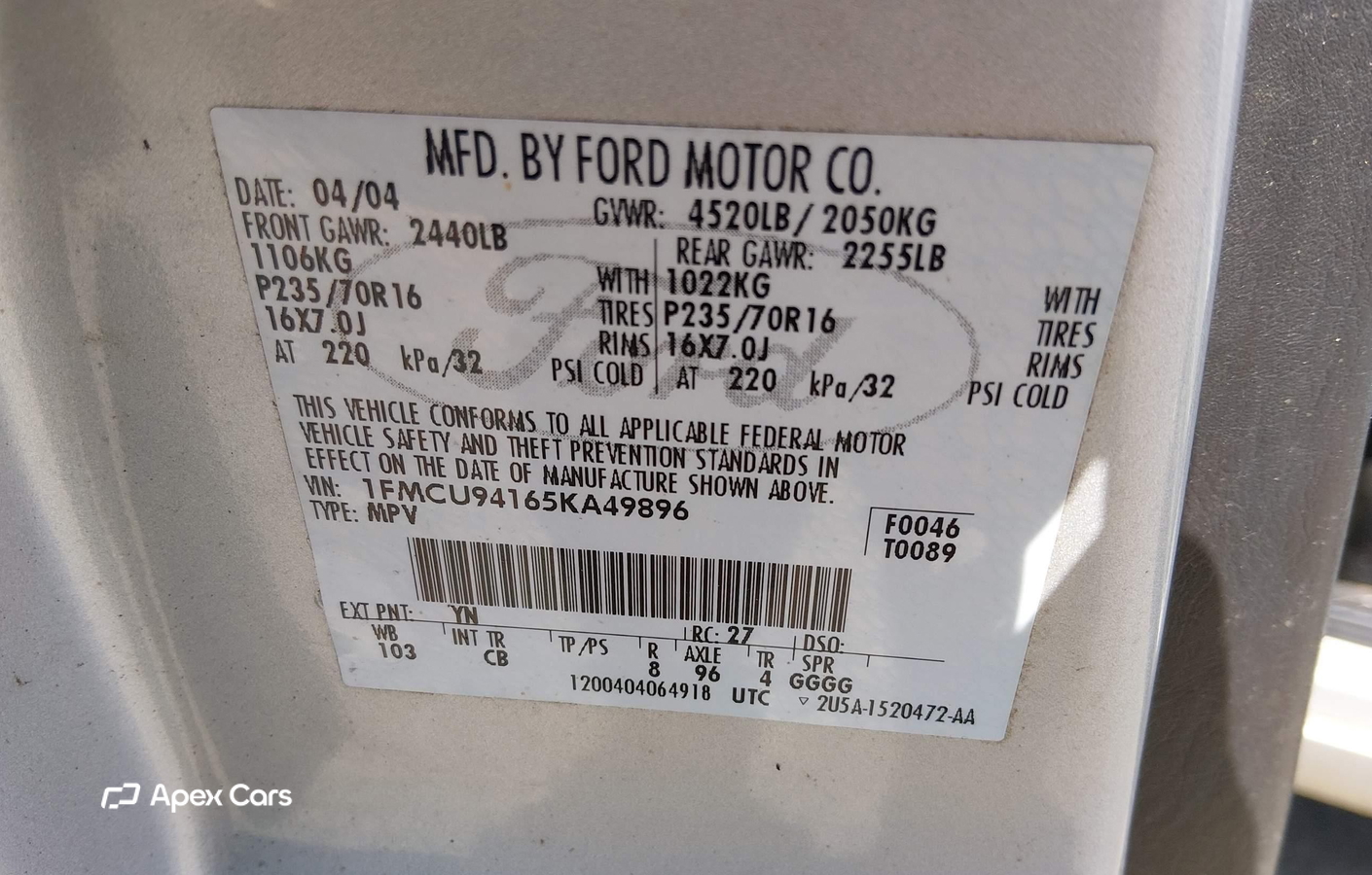 Ford Escape 2005