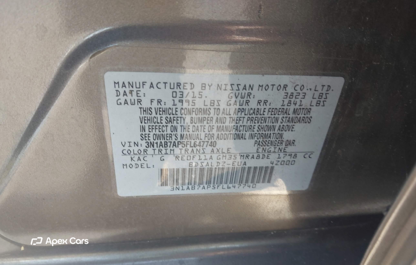 Nissan Sentra 2015