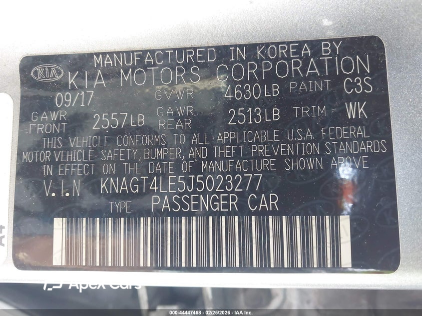 Kia Optima 2018