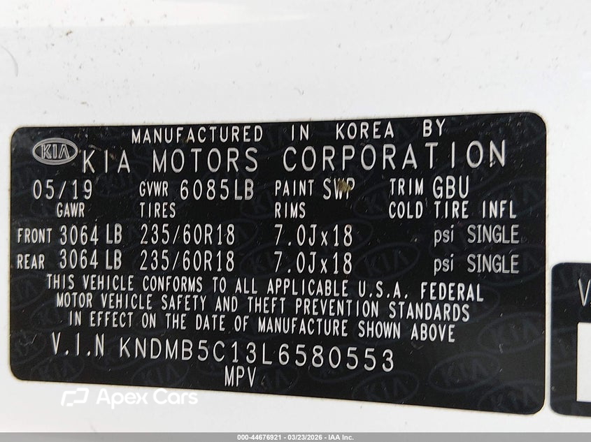 Kia Sedona 2020