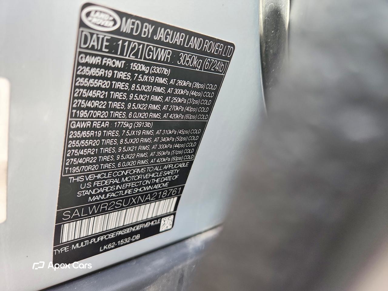 Land Rover Range Rover 2022