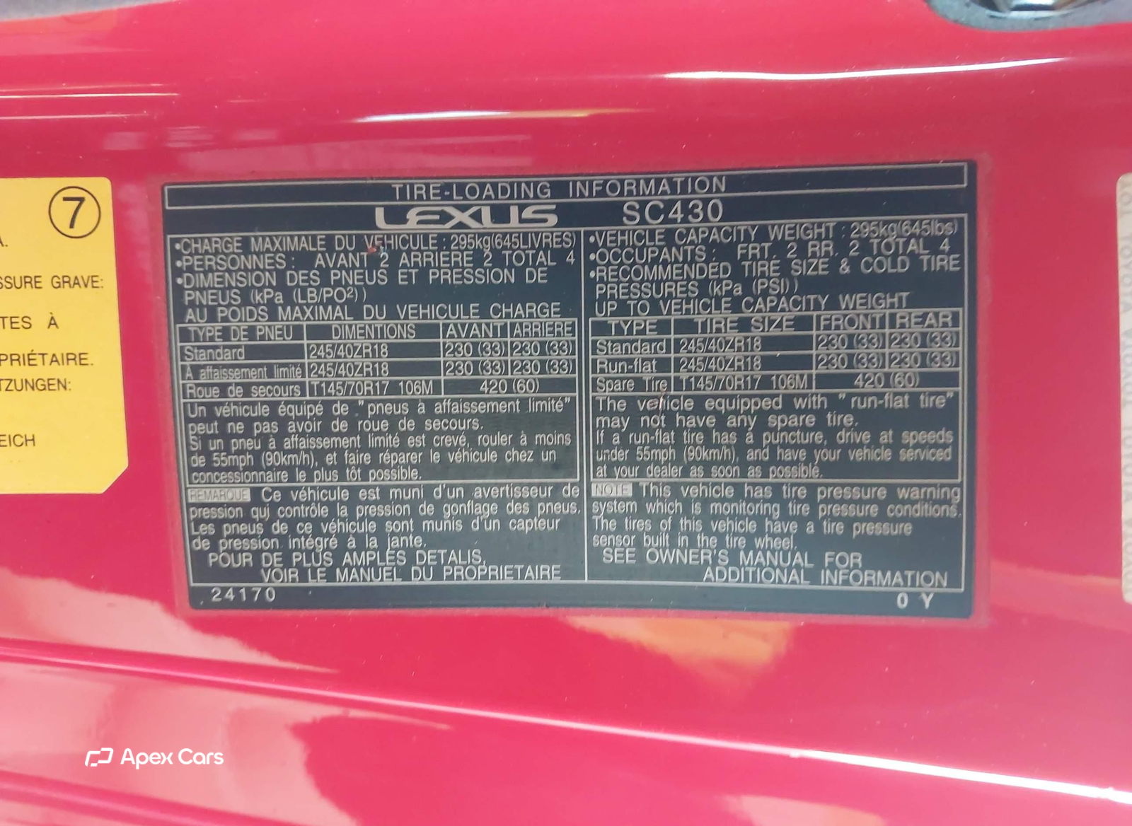 Lexus SC 2002
