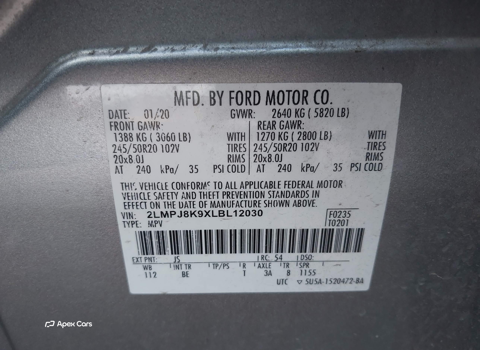 Lincoln Nautilus 2020