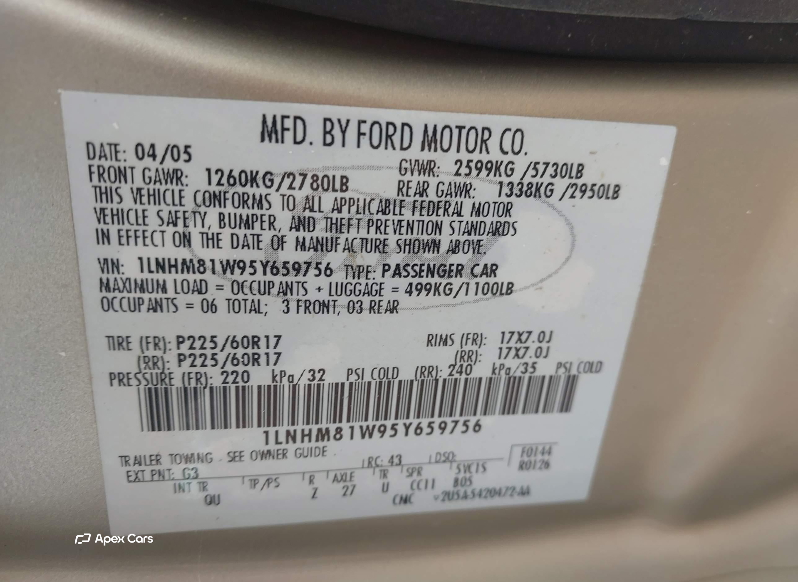 Lincoln Town Car 2005