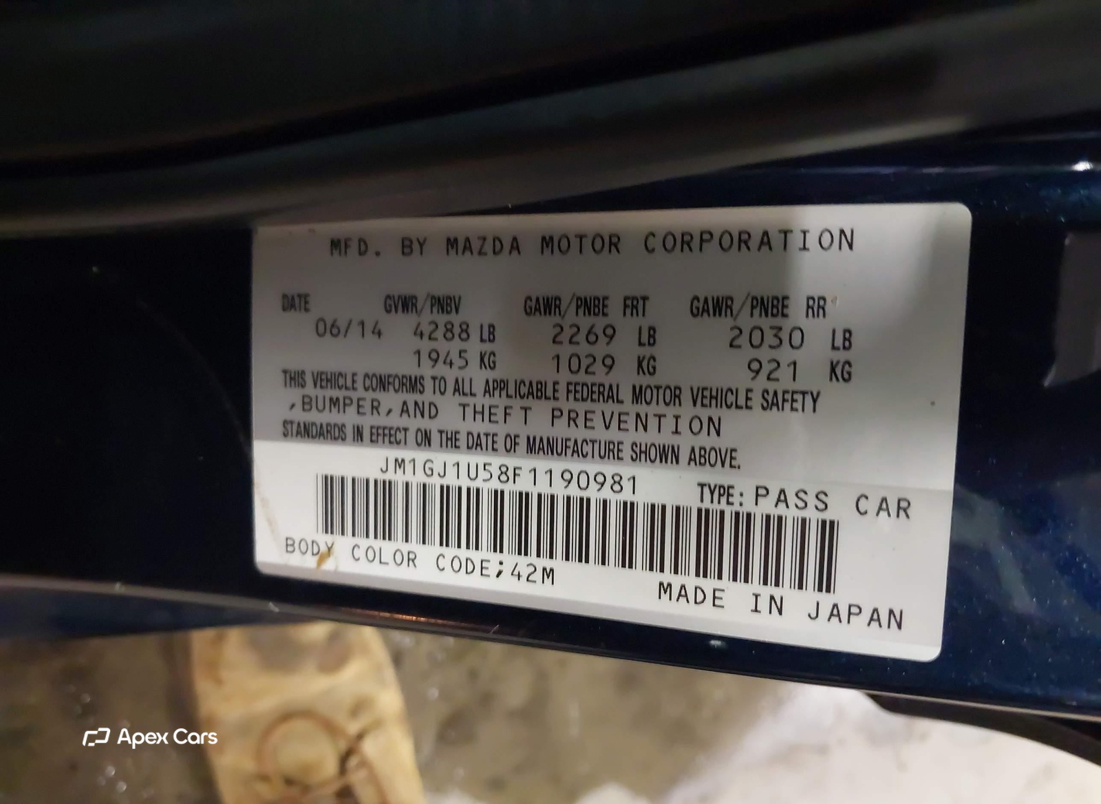 Mazda 6 2015