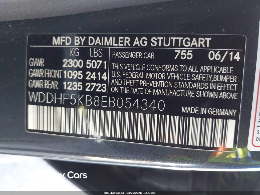 Mercedes-Benz E-klasse 2014