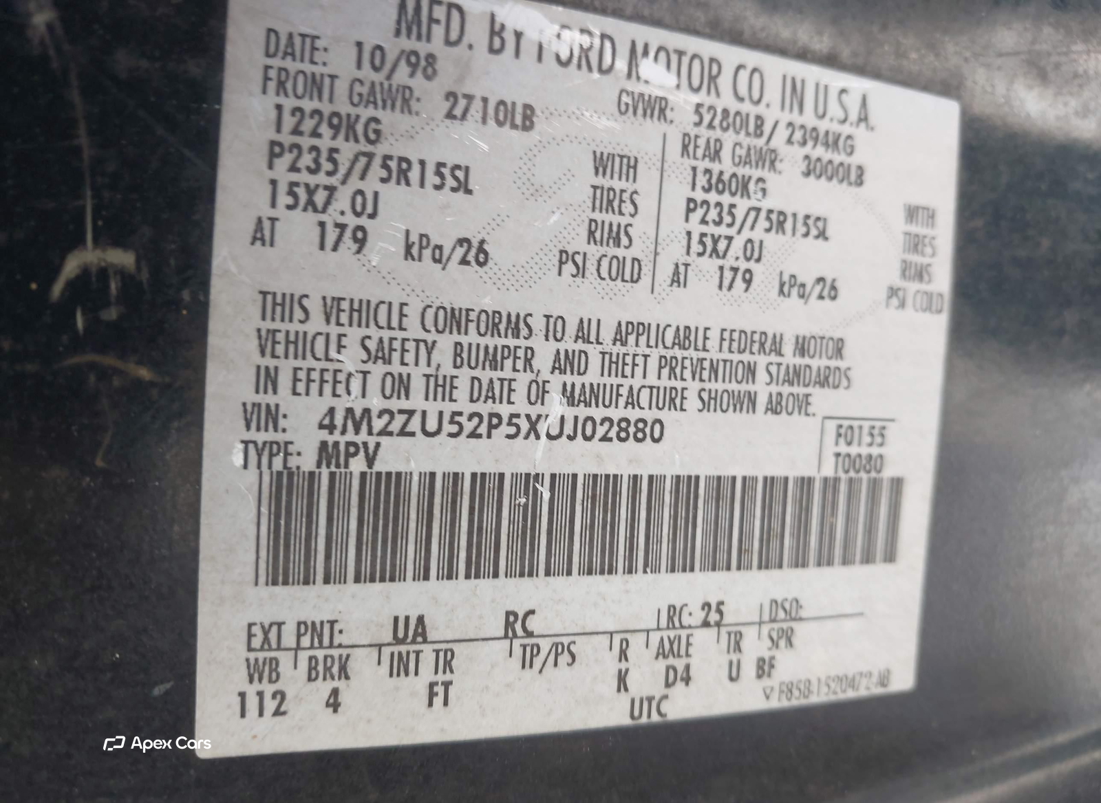 Mercury Mountaineer 1999