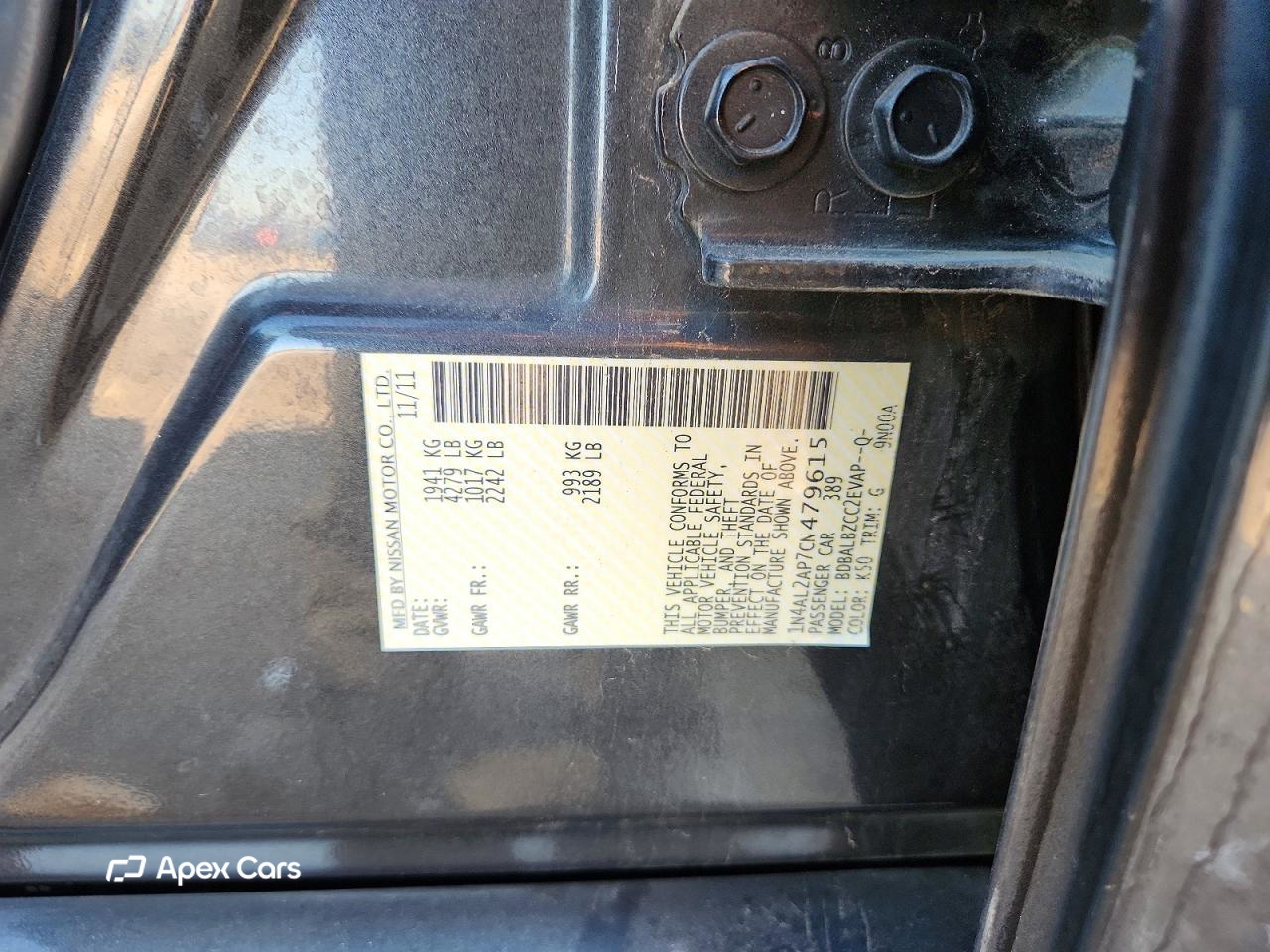 Nissan Altima 2012