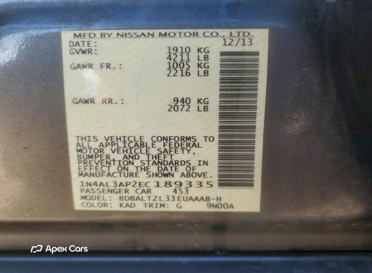 Nissan Altima 2014