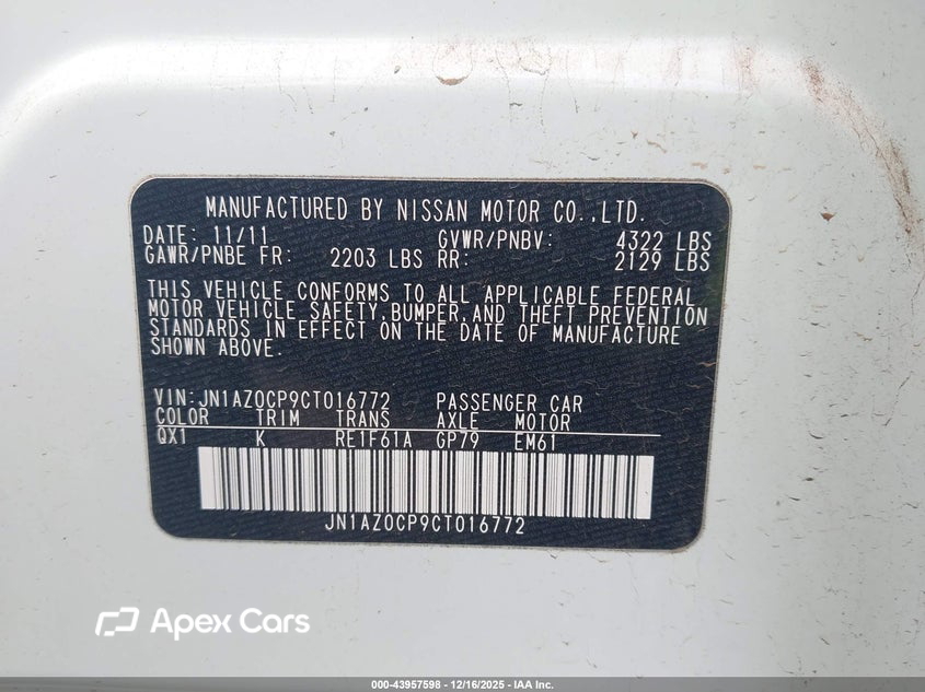 Nissan Leaf 2012