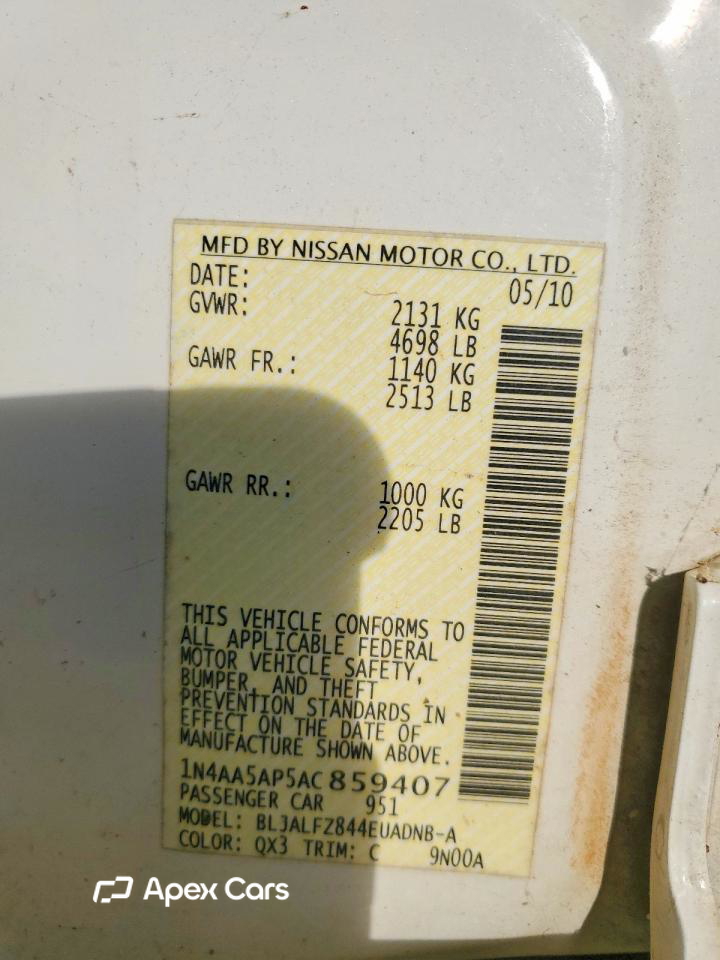 Nissan Maxima 2010
