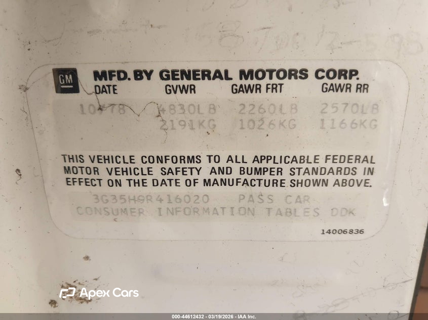 Oldsmobile Cutlass 1979