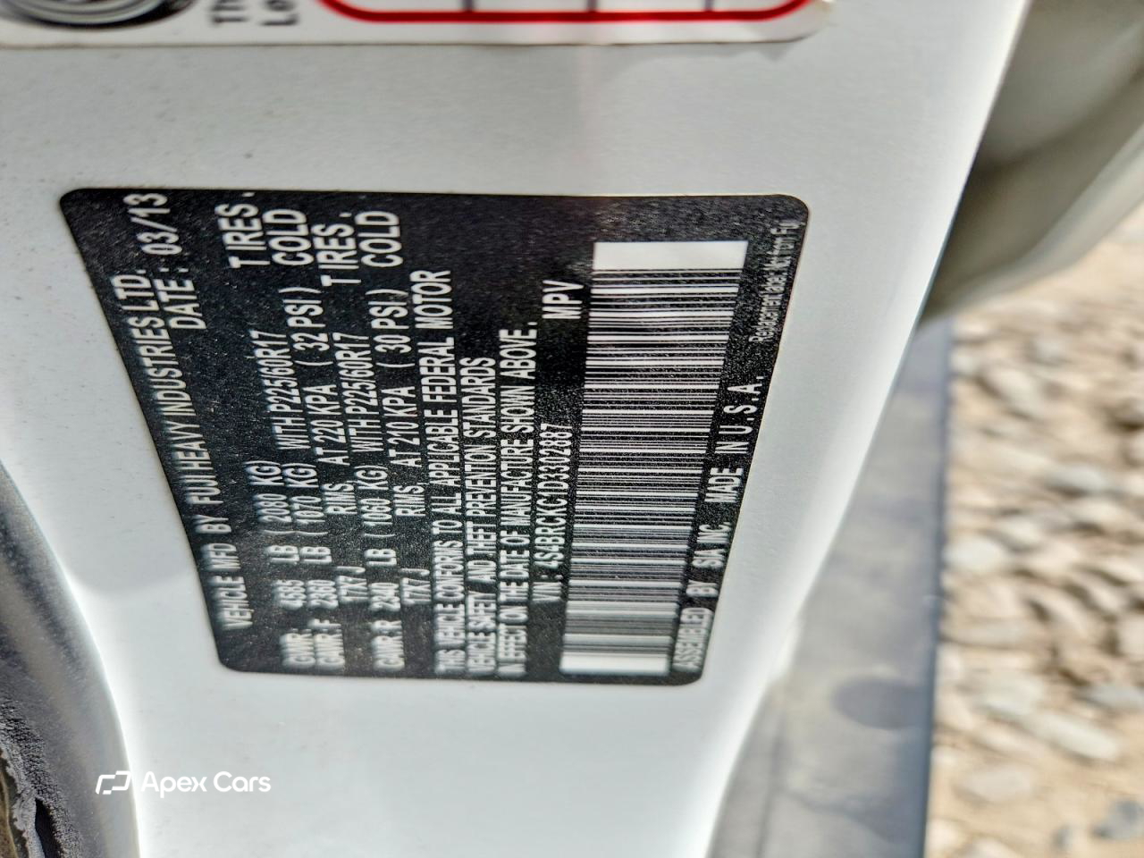 Subaru Outback 2013