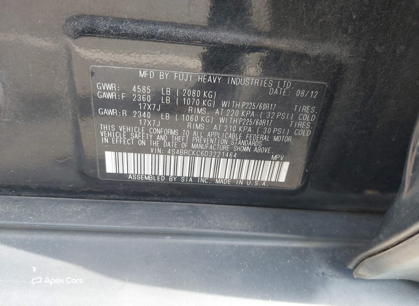 Subaru Outback 2013