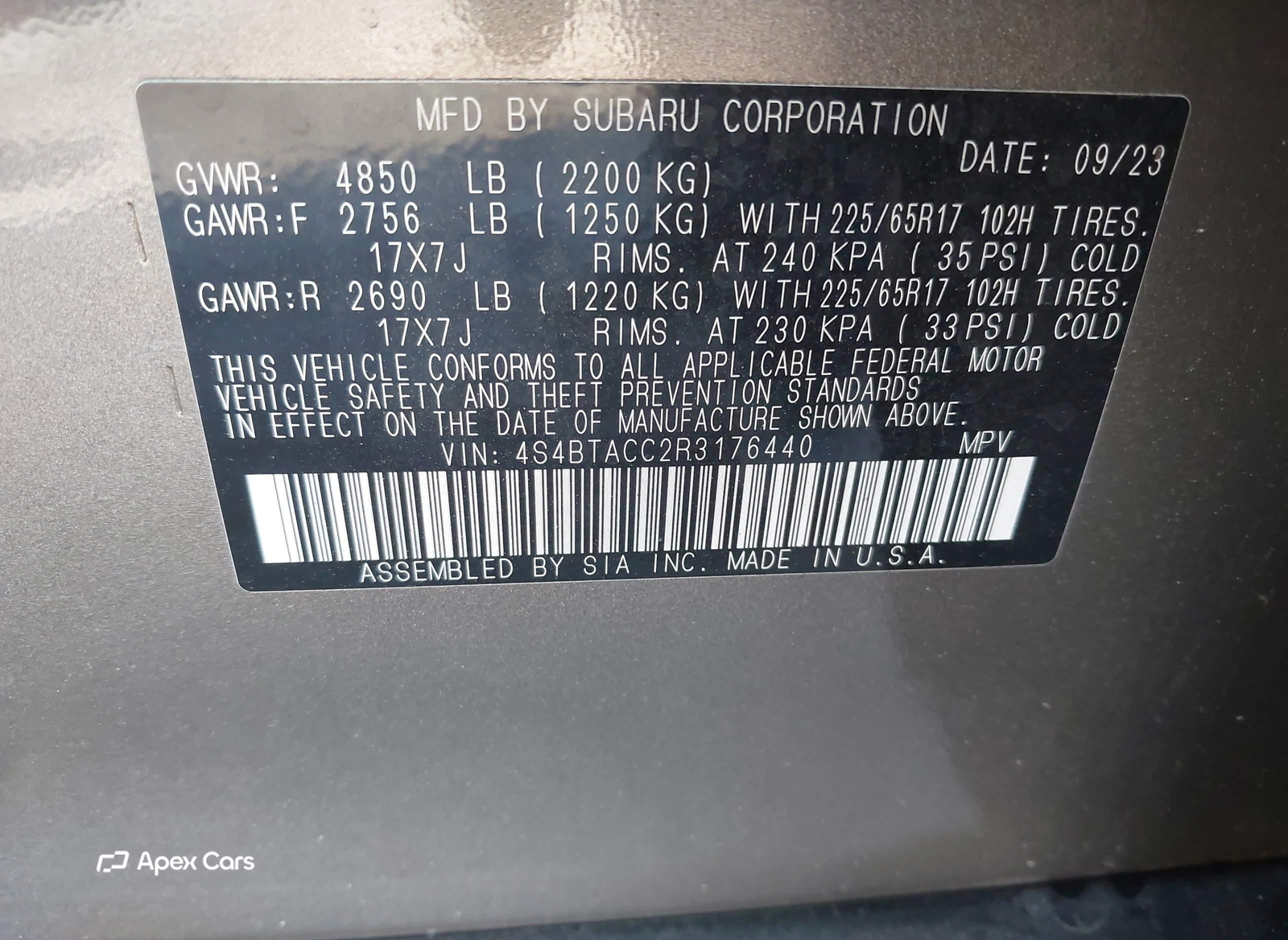 Subaru Outback 2024