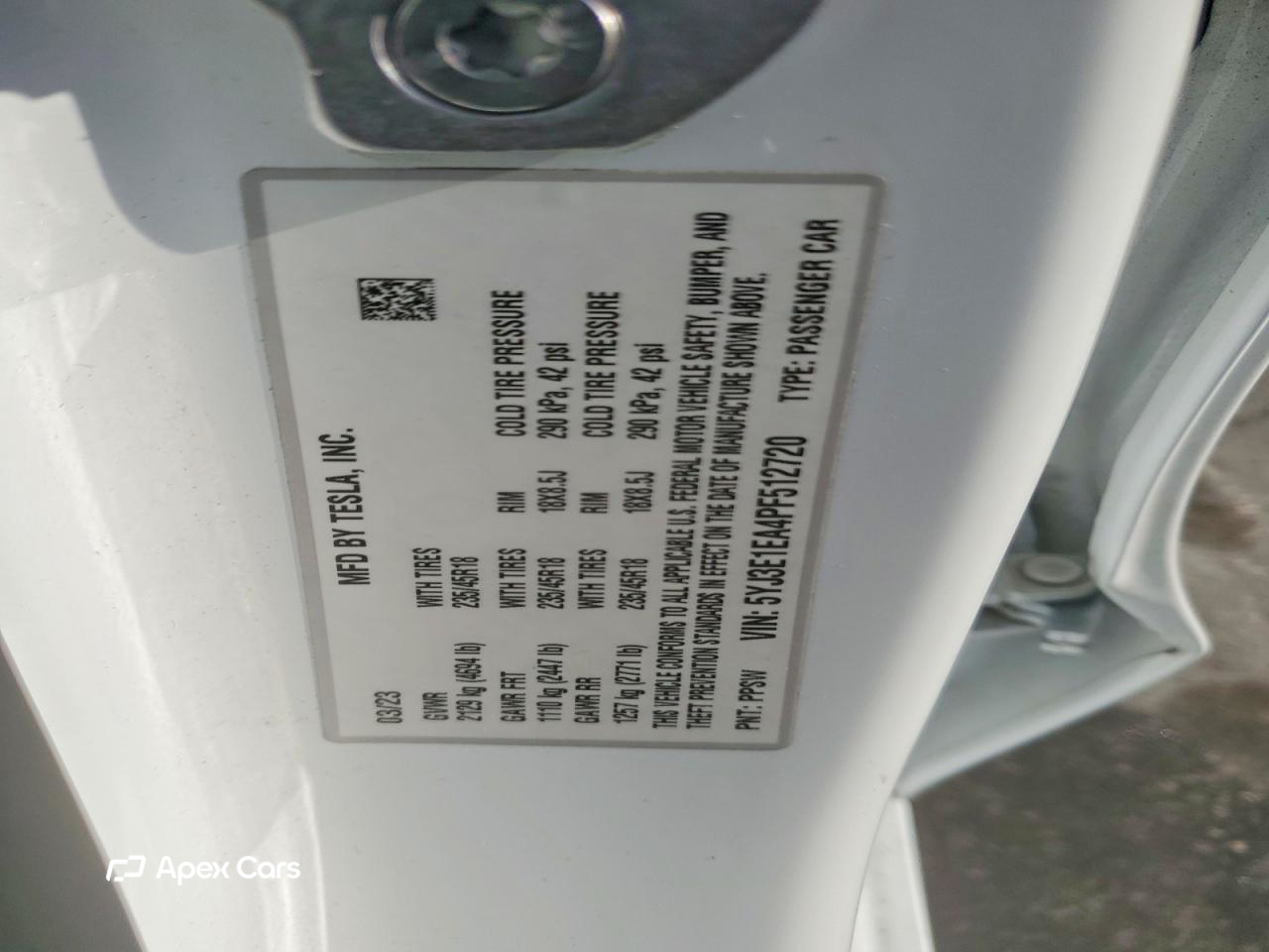 Tesla Model 3 2023