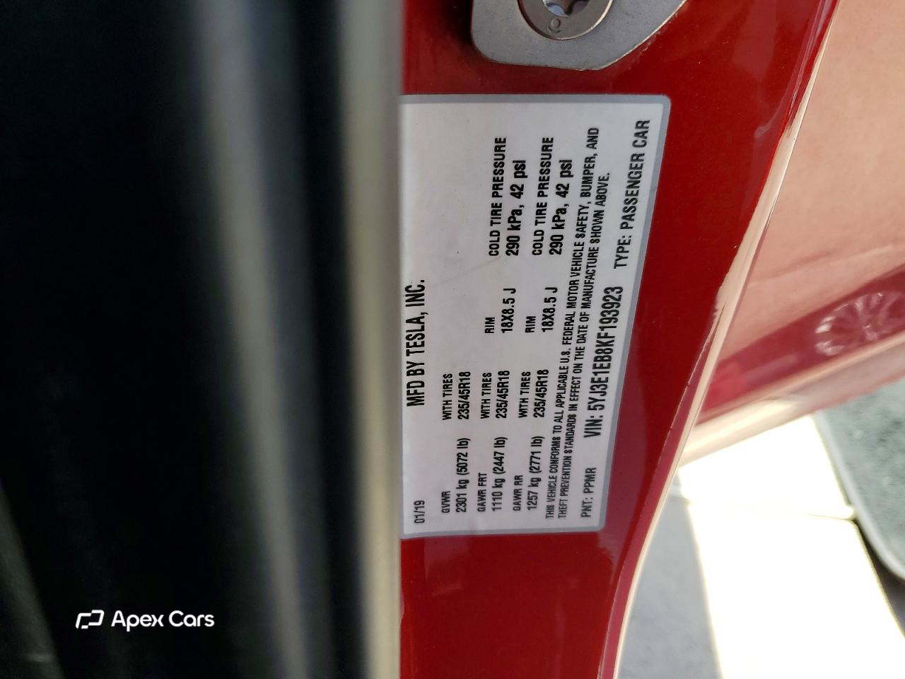 Tesla Model 3 2019