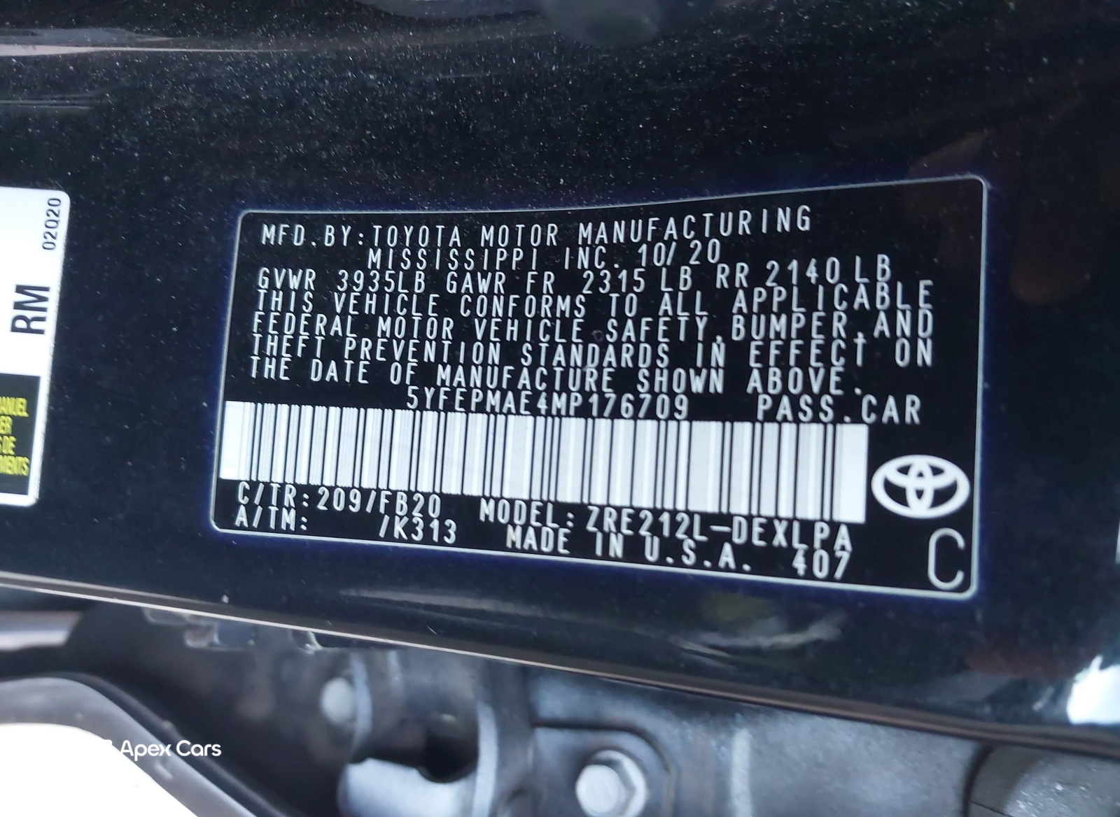 Toyota Corolla 2021