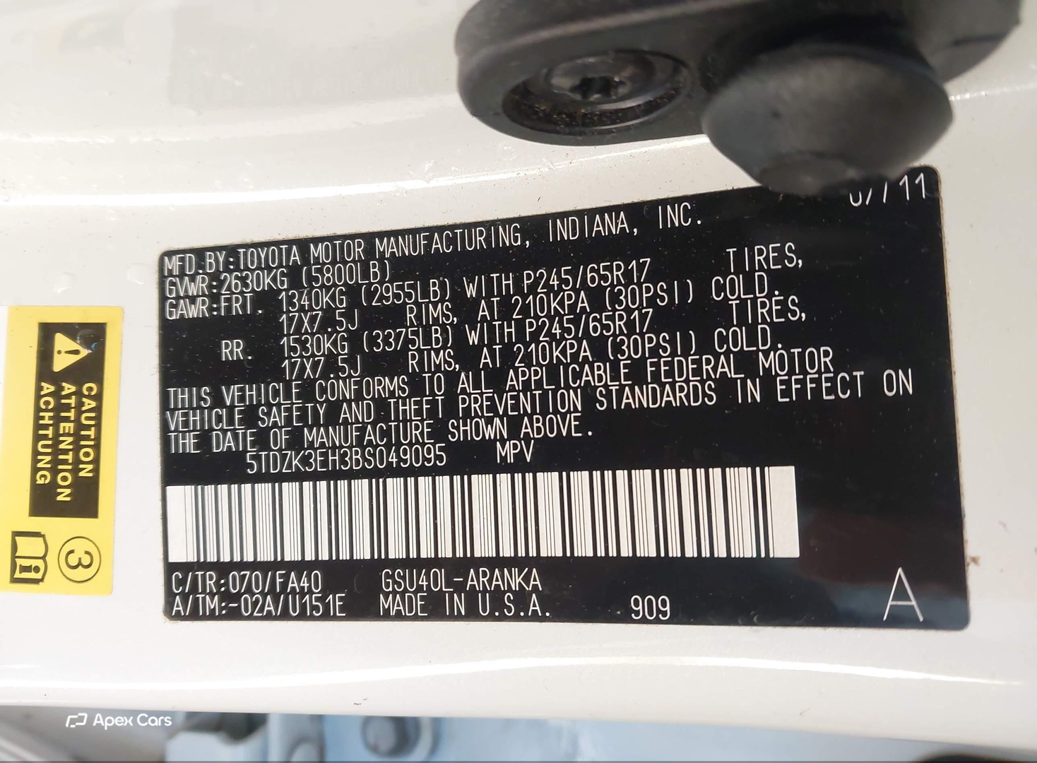 Toyota Highlander 2011