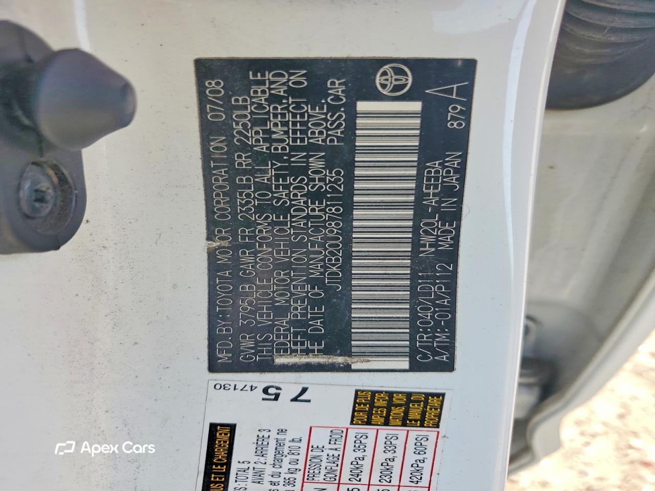 Toyota Prius 2008