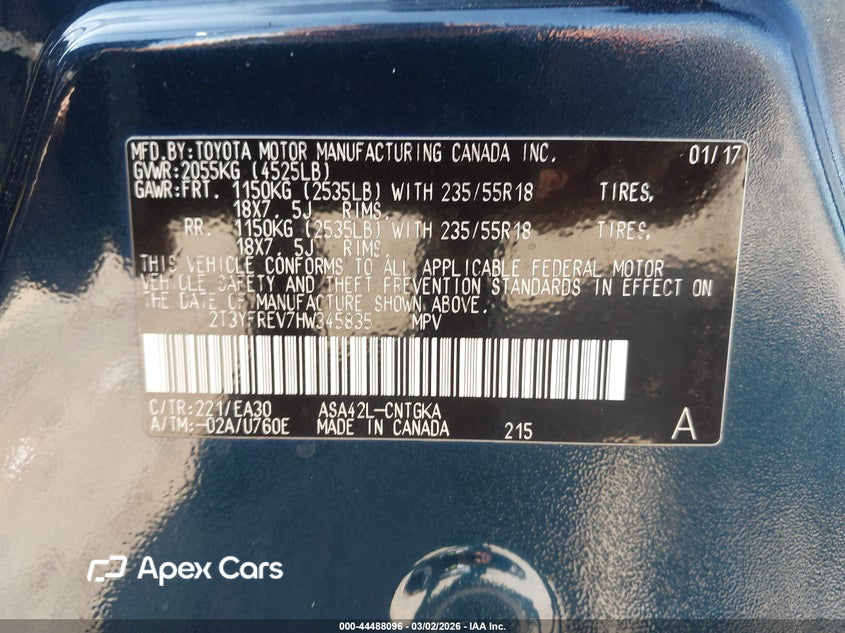 Toyota RAV 4 2017