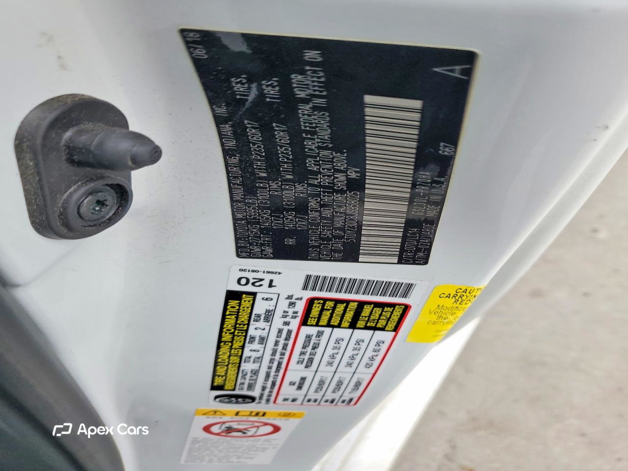 Toyota Sienna 2018