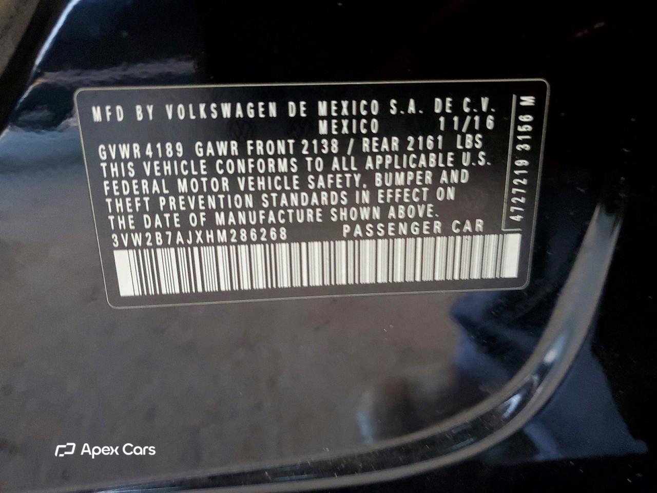 Volkswagen Jetta 2017