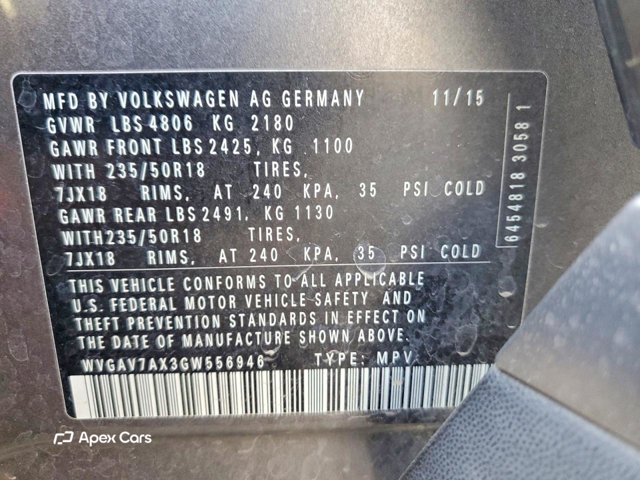 Volkswagen Tiguan 2016
